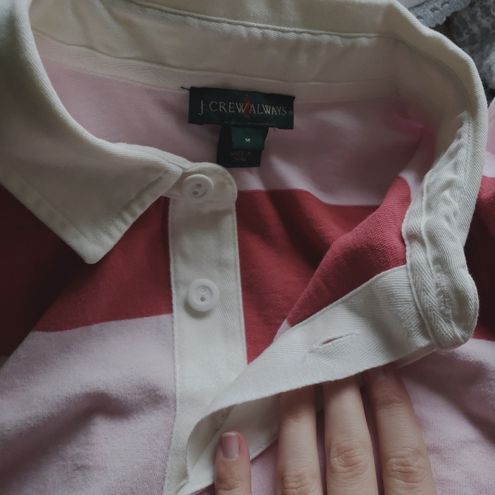 J. Crew Rugby Long Sleeve Button-Up Shirt